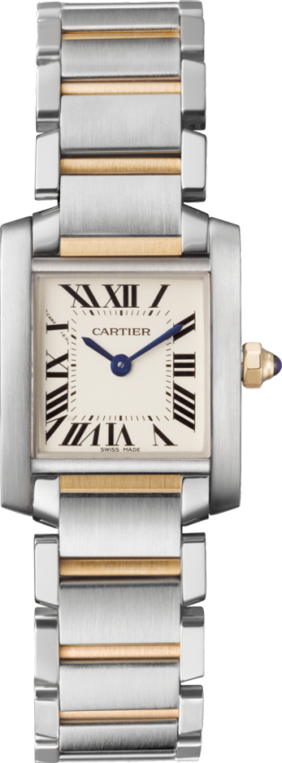 model, quartz movement, steel - Cartier